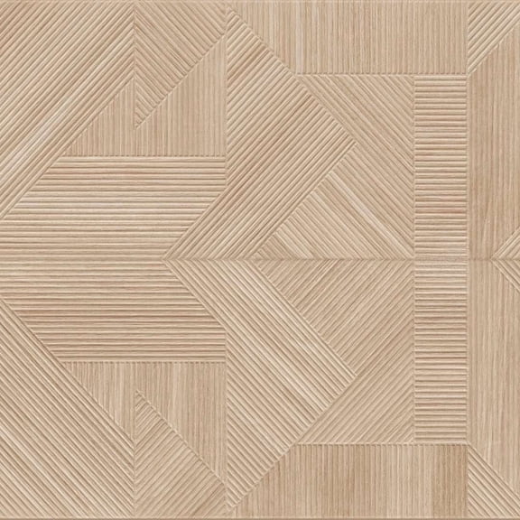 The Tile Life Daintree 4" x 4" Haya Matte Wood-Look Ceramic Relief Tile Sample, 1 Piece