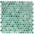 thumbnail image 1 of The Tile Life Eterna Penny Kena Glass Mosaic Floor & Wall Tile, 12 x 12 in, 1-Piece, 1 of 8