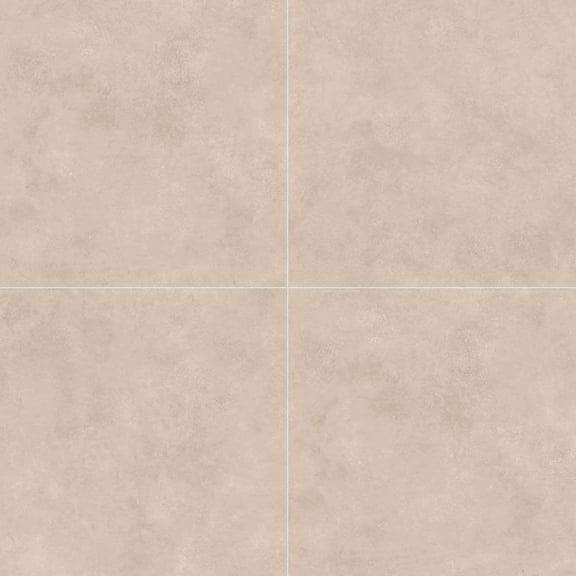 The Tile Life Foundry Concrete 4" x 4" Taupe Matte Porcelain Tile Sample 1 Piece