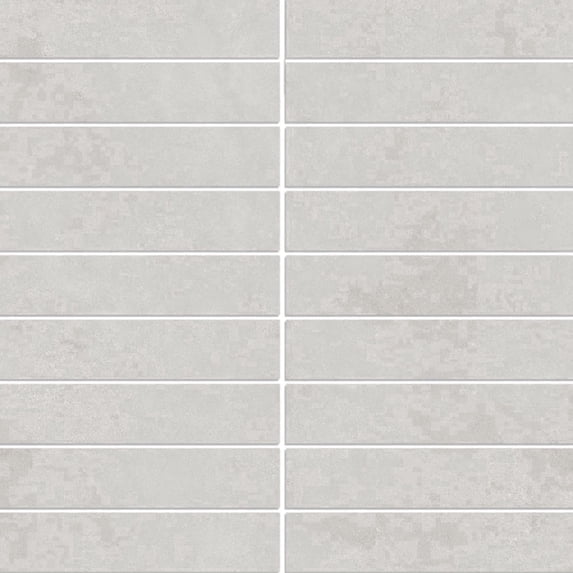 The Tile Life Foundry Concrete 4" x 4" Ceniza Matte Porcelain Mosaic Tile Sample 1 Piece