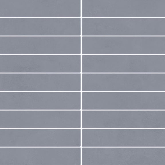 The Tile Life Foundry Concrete 4" x 4" Denim Matte Porcelain Mosaic Tile Sample 1 Piece