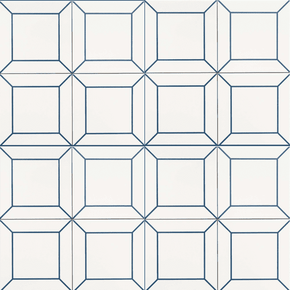 The Tile Life Frame White Glossy Ceramic Wall Tile, 6 x 6 in, 1-Piece Sample