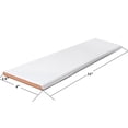 thumbnail image 1 of The Tile Life Blecker 4" x 16" White Glossy Ceramic Bullnose Tile, 1 of 1