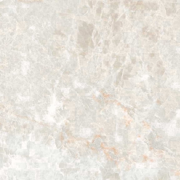 The Tile Life Galleria Taj Mahal 4 in x 4 in White Semi-Polished Porcelain Tile Sample 1 Piece