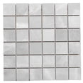 thumbnail image 1 of The Tile Life Geo Lush 2" x 2" Gray Matte Porcelain Mosaic Floor and Wall Tile 1 Sheet, 1 of 10