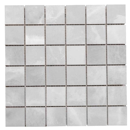 The Tile Life Geo Lush Grey Matte Porcelain Floor & Wall Tile, 12 x 12 in, 1-Piece