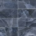 thumbnail image 1 of The Tile Life Geo Lush Blue Glossy Onyx Porcelain Floor & Wall Tile 12x24 in 7-Piece, 1 of 15