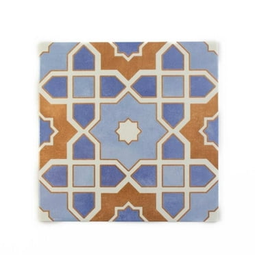 The Tile Life Gothic 10" x 10" Cotto Porcelain Floor and Wall Tile, 4x4 Sample