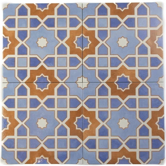 The Tile Life Gothic 4" x 4" Cotto Matte Porcelain Tile Sample 1 Piece