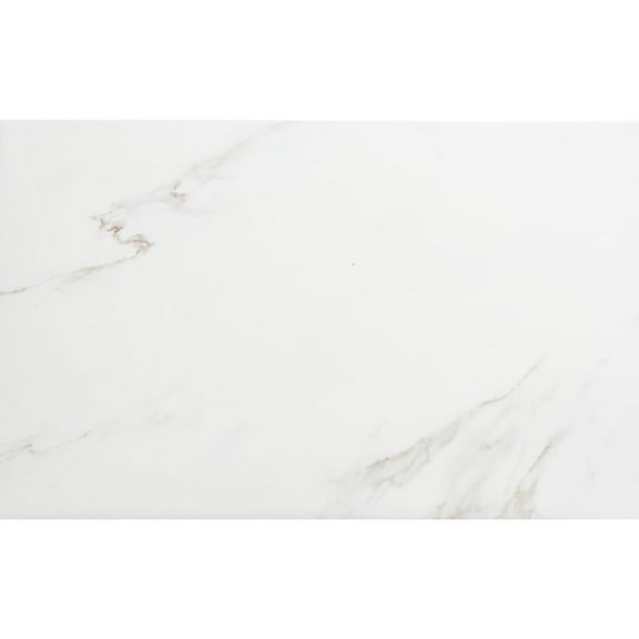 The Tile Life Huntington White 12" x 24" Rectangle Matte Porcelain Floor and Wall Tile - 4x4 Sample
