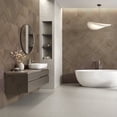 thumbnail image 1 of The Tile Life Huntsman 24" x 24" Brun Wood Deco Matte Porcelain Wall Tile, Case (4 Tiles), 1 of 11
