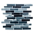 thumbnail image 1 of The Tile Life Island Antigua 1" x 4" Cayman Glass Backsplash Wall Tile, 1 Sheet (1 Sq. ft.), 1 of 12