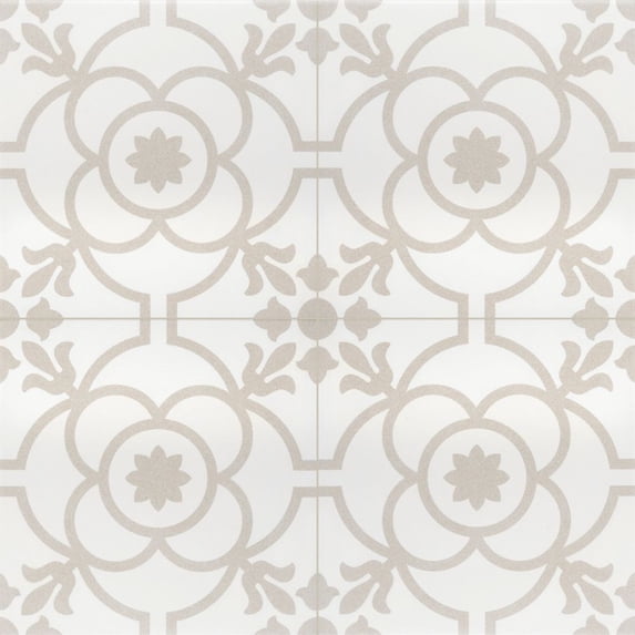 The Tile Life Kindred Bone 8" x 8" Matte Porcelain Floor and Wall Tile (10.77 sq. ft. / case)