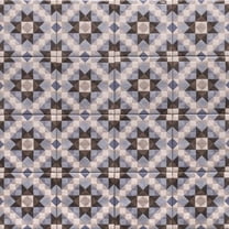 The Tile Life Merida Flor 6" x 6" Azul Glossy Porcelain Floor and Wall Tile, Case of 22