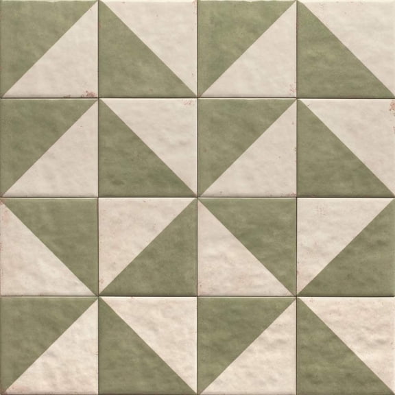 The Tile Life Merida Mitad 6" x 6" Jade Glossy Porcelain Tile Sample, 1 Piece