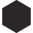 thumbnail image 1 of The Tile Life Milan 8" x 9.5" Black Hexagon Matte Porcelain Floor and Wall Tile 25-Piece, 1 of 15