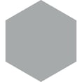 thumbnail image 1 of The Tile Life Milan 8" x 9.5" Hexagon Silver Matte Porcelain Tile Sample, 1 Piece, 1 of 9