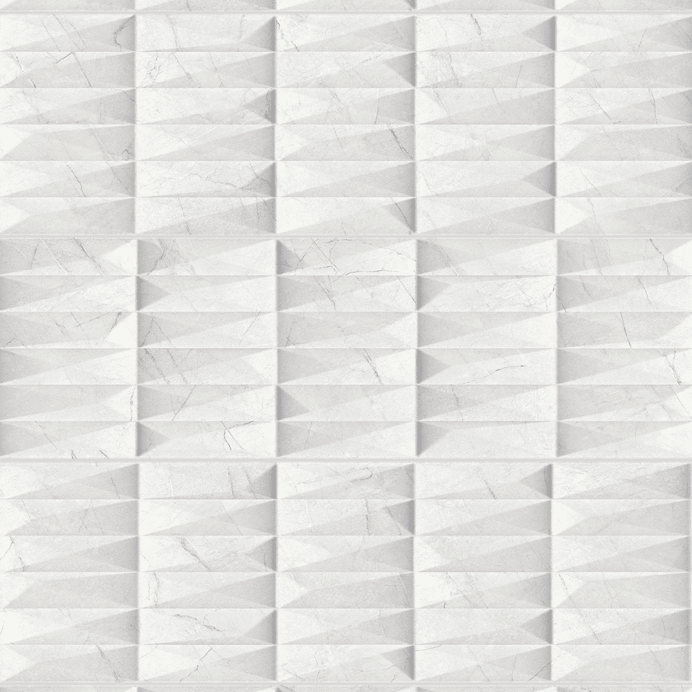 The Tile Life Milos 12x40 Rectangle Large Format Ceramic Wall Tile, White (4x4 Sample) Home
