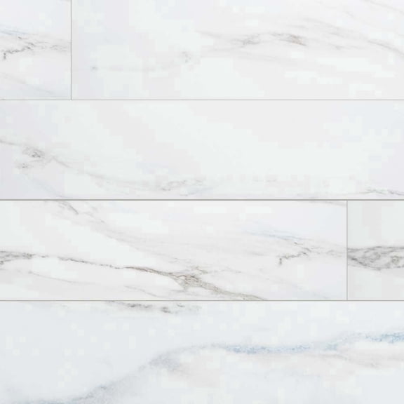 The Tile Life Minerva 4" x 4" Calacatta Blue Matte Porcelain Tile Sample 1 Piece