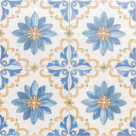 The Tile Life Monastery 8" x 8" Amalfi Porcelain Floor and Wall Tile, 30 Piece (13.34 Sq. ft.)