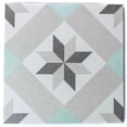 thumbnail image 1 of The Tile Life Moon Star 9" x 9" Gray Geometric Matte Porcelain Floor & Wall Tile 20-Piece, 1 of 8