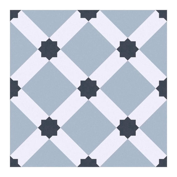 The Tile Life Nova Star 4" x 4" Night Matte Porcelain Tile Sample, 1 Piece