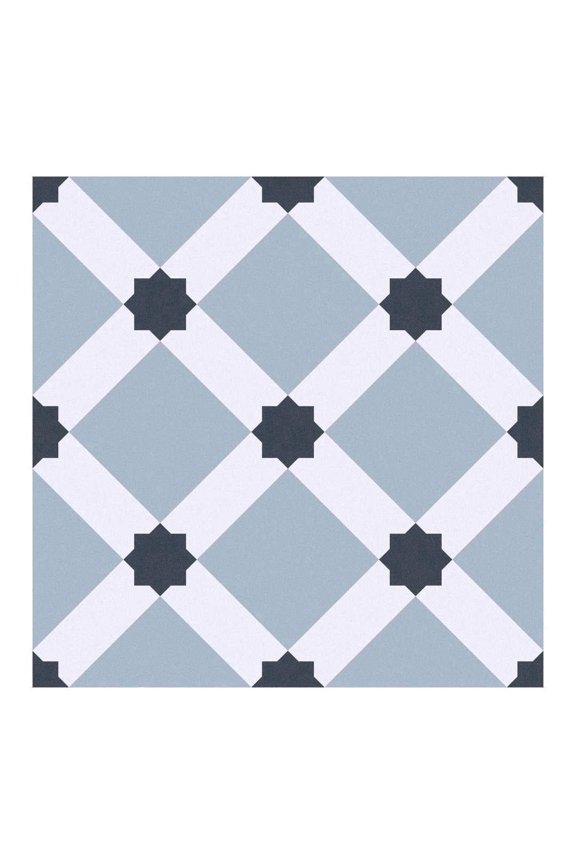 Nova Star 4" x 4" Night Matte Porcelain Tile Sample, 1 Piece