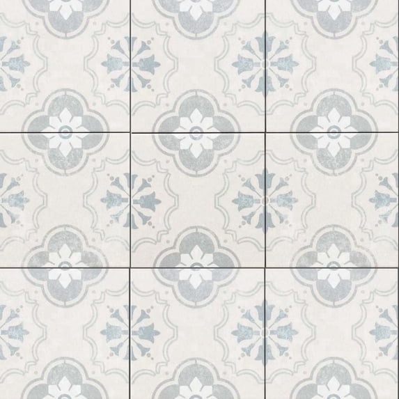 The Tile Life Oheka Bridgeham Matte Porcelain Floor & Wall Tile 6x6 in 44-Piece