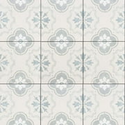 The Tile Life Oheka Bridgeham 6" x 6" Square Porcelain Patterned Floor and Wall Tile - Case of 44