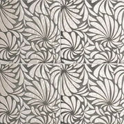 The Tile Life Olea Blossom Decorative Porcelain Wall Tile, 6" x 6", 22-Piece