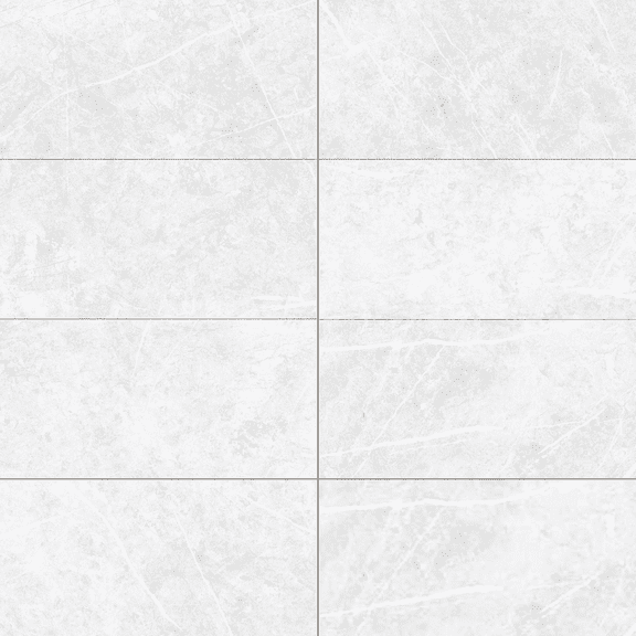 The Tile Life Opera 4 in x 4 in White Matte Porcelain Tile Sample 1 Piece
