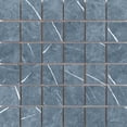 thumbnail image 1 of The Tile Life Opera Blue 2" x 2" Marble Look Matte Porcelain Mosaic Tile, Case (11 Sheets), 1 of 3