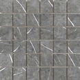 thumbnail image 1 of The Tile Life Opera Gray 2" x 2" Marble Look Matte Porcelain Mosaic Tile, 1 Sheet, 1 of 2