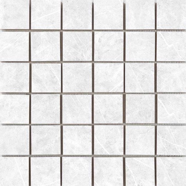 The Tile Life Opera 2x2 Porcelain Mosaic Floor and Wall Tile, White