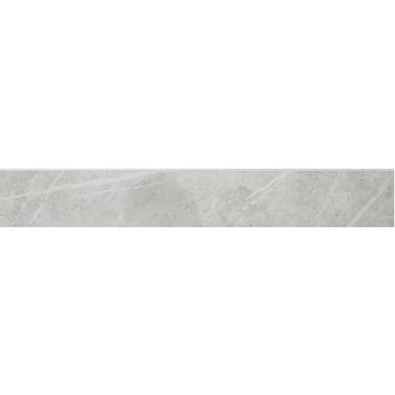 The Tile Life Opera 3" x 24" Pearl Glossy Porcelain Bullnose Wall Tile 1-Piece