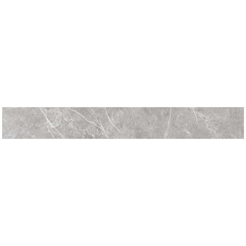 Pearl Matte Porcelain Bullnose Shower Tile Trim, 24'' x 3''