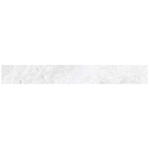 The Tile Life Opera 3" x 24" White Glossy Porcelain Bullnose Tile