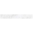 thumbnail image 1 of The Tile Life Opera 3" x 24" White Marble Look Matte Porcelain Bullnose Tile, 1 Piece, 1 of 7