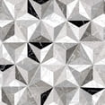 thumbnail image 1 of The Tile Life Osiris Gray Matte 3D Hexagon Porcelain Floor & Wall Tile, 8 x 9 in, 24-Piece, 1 of 11