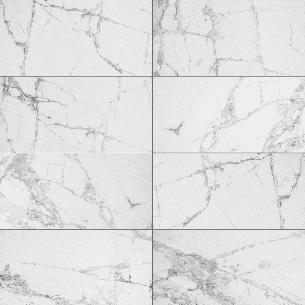 Mountain Treasure Polished Porcelain Marble Look Floor and Wall Tile Sample
