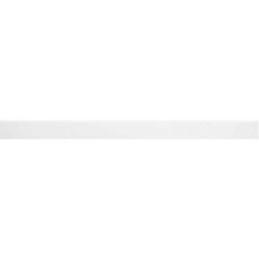 The Tile Life Penthouse 2x24 White Glossy Porcelain Bullnose Wall Tile, 1 Pc.