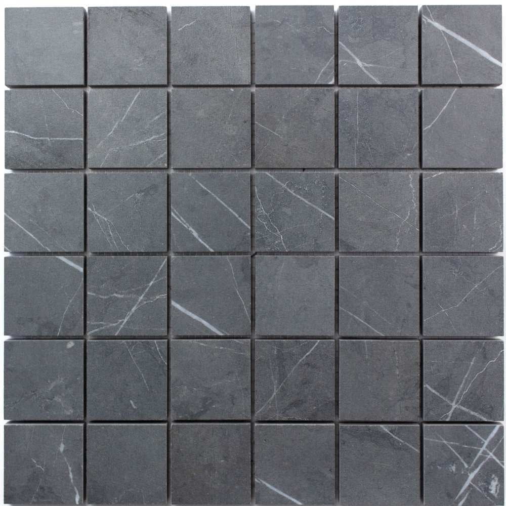 The Tile Life Penthouse 2" x 2" Charming Amber Matte Porcelain Mosaic Floor and Wall Tile Case of 9