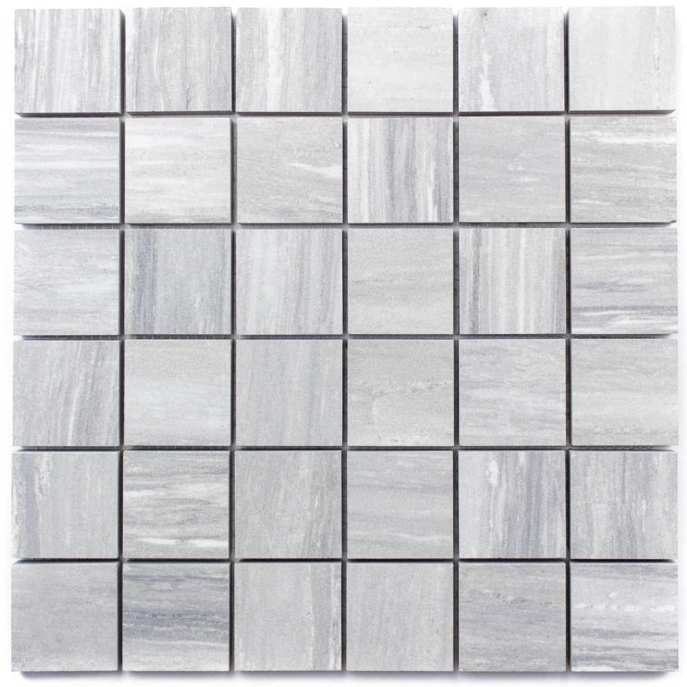 The Tile Life Penthouse 4" x 4" Pearl Attraction Matte Porcelain Mosaic Tile Sample 1 Piece
