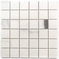 thumbnail image 1 of The Tile Life Penthouse White Fantasy Porcelain Grid Mosaic Tile - 12 x 12 in. - Matte - 9-Piece - Floor, Wall, Backsplash, 1 of 8