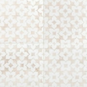 The Tile Life Phlox 8x8 White Porcelain Floor and Wall Tile - 1 Sample