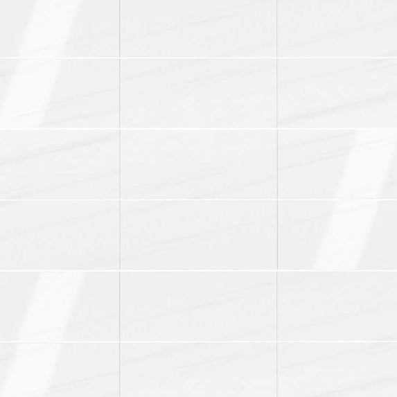 The Tile Life Piave Bianco 4" x 4" Glossy Ceramic Tile Sample