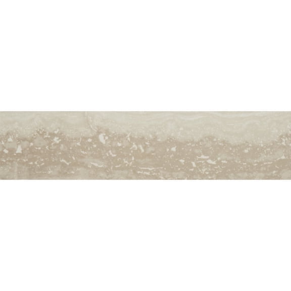 The Tile Life Porto 3" x 4" Travertine Glossy Porcelain Tile Sample, 1 Piece