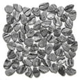 thumbnail image 1 of The Tile Life Recycled Cenote Pebble Graphite Glass Mosaic Tile Sample - 4 x 4 in. - Matte - 1-Piece - Floor, Wall, Backsplash, 1 of 11