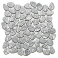 thumbnail image 1 of The Tile Life Recycled Cenote Pebble Smoke Glass Mosaic Tile - 13 x 13 in. - Matte - 14-Piece - Floor, Wall, Backsplash, 1 of 11