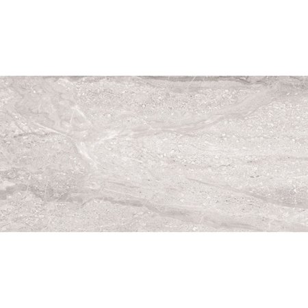 The Tile Life Rocky Graphite Porcelain Floor and Wall Tile, 12" x 24", 7-Piece